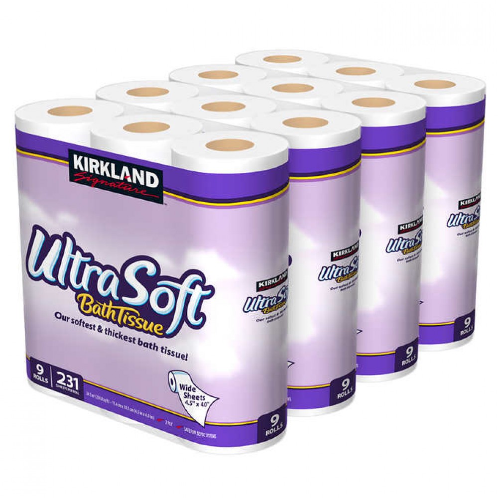 Kirkland Signature Ultra Soft Bath Tissue, 36 Rolls